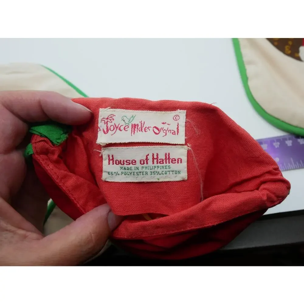 House of Hatten Joyce Miller Christmas Stockings Santa and Mrs. Claus Pair